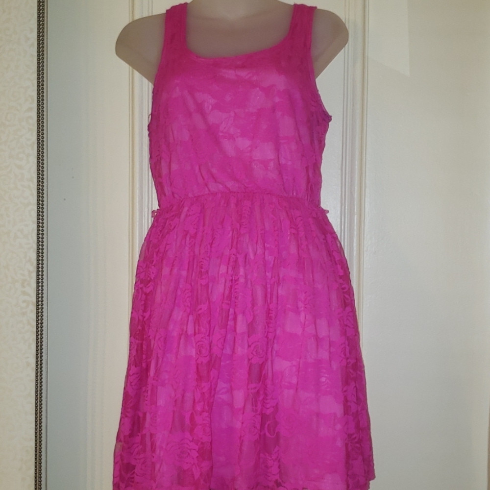 Lace baby doll dress